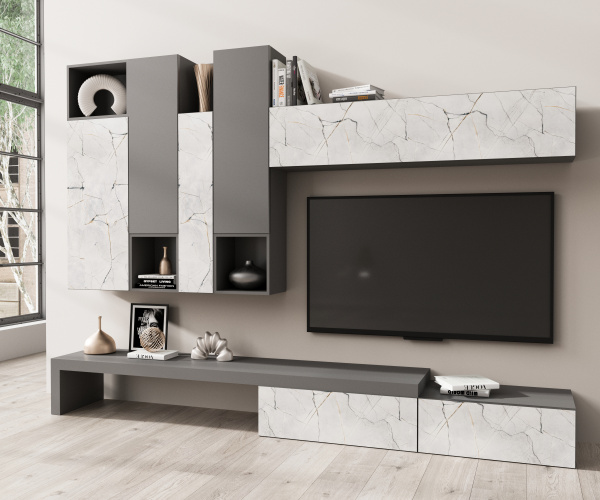 ЛДСП Графит 16 мм 2750*1830 PЕ